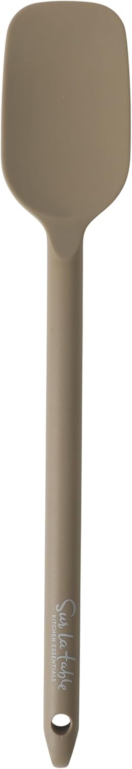 image:imageSur La Table Kitchen Essential Mealcraft Silicone Spatula Juniper GreenTaupe Silicone