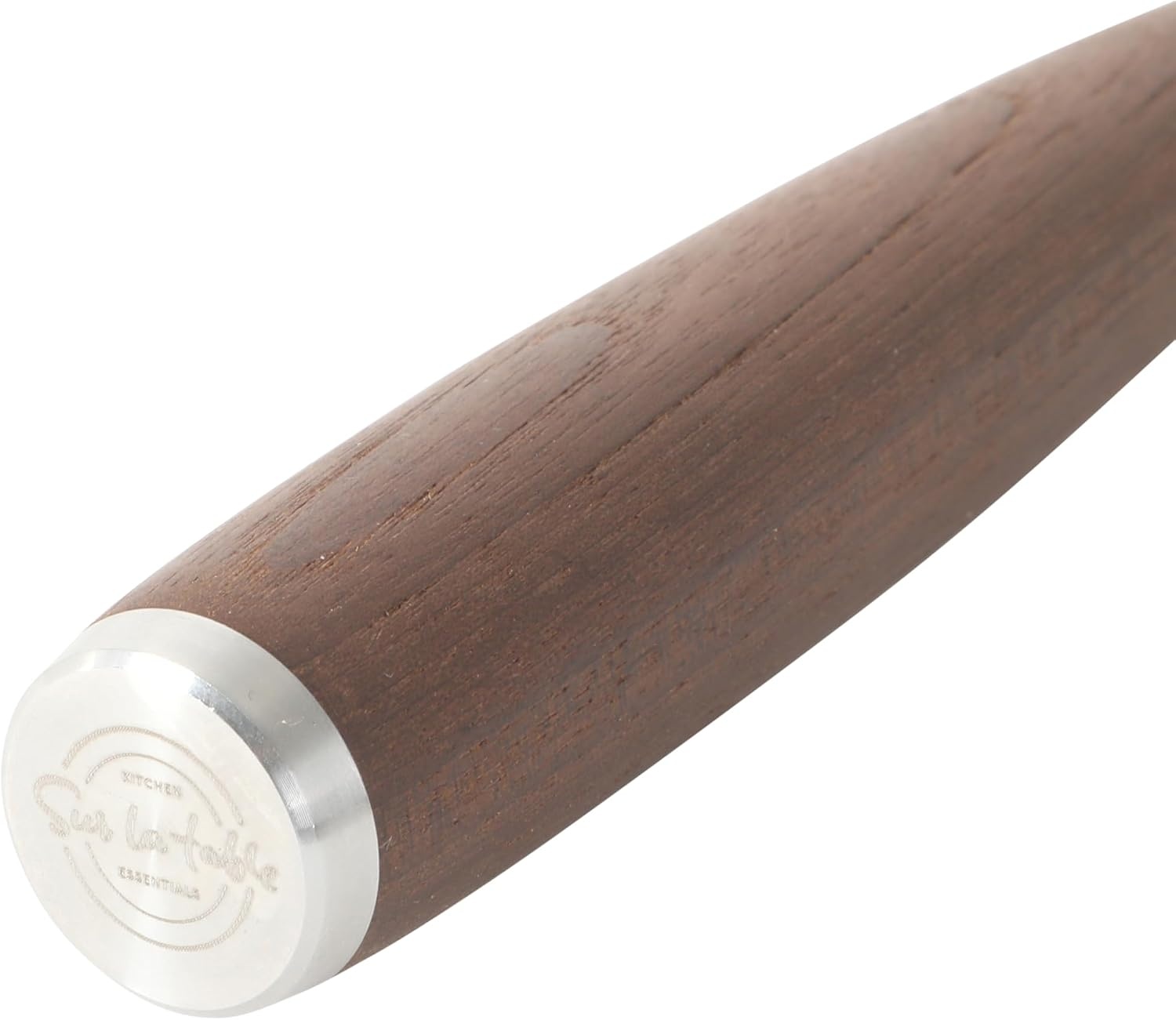 image:imageSur La Table Kitchen Essential Stainless Steel Vegetable Y Peeler WWalnut Wood Handle