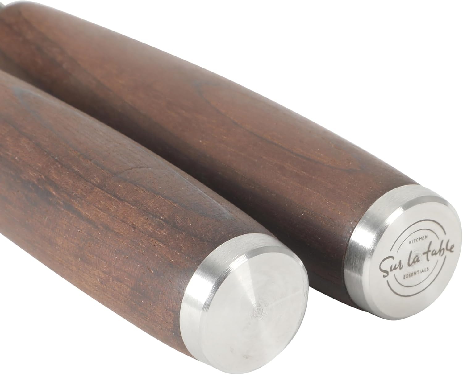 image:imageSur La Table Kitchen Essential Stainless Steel WWalnut Handle Heavy Duty Can Opener and Bottle Opener