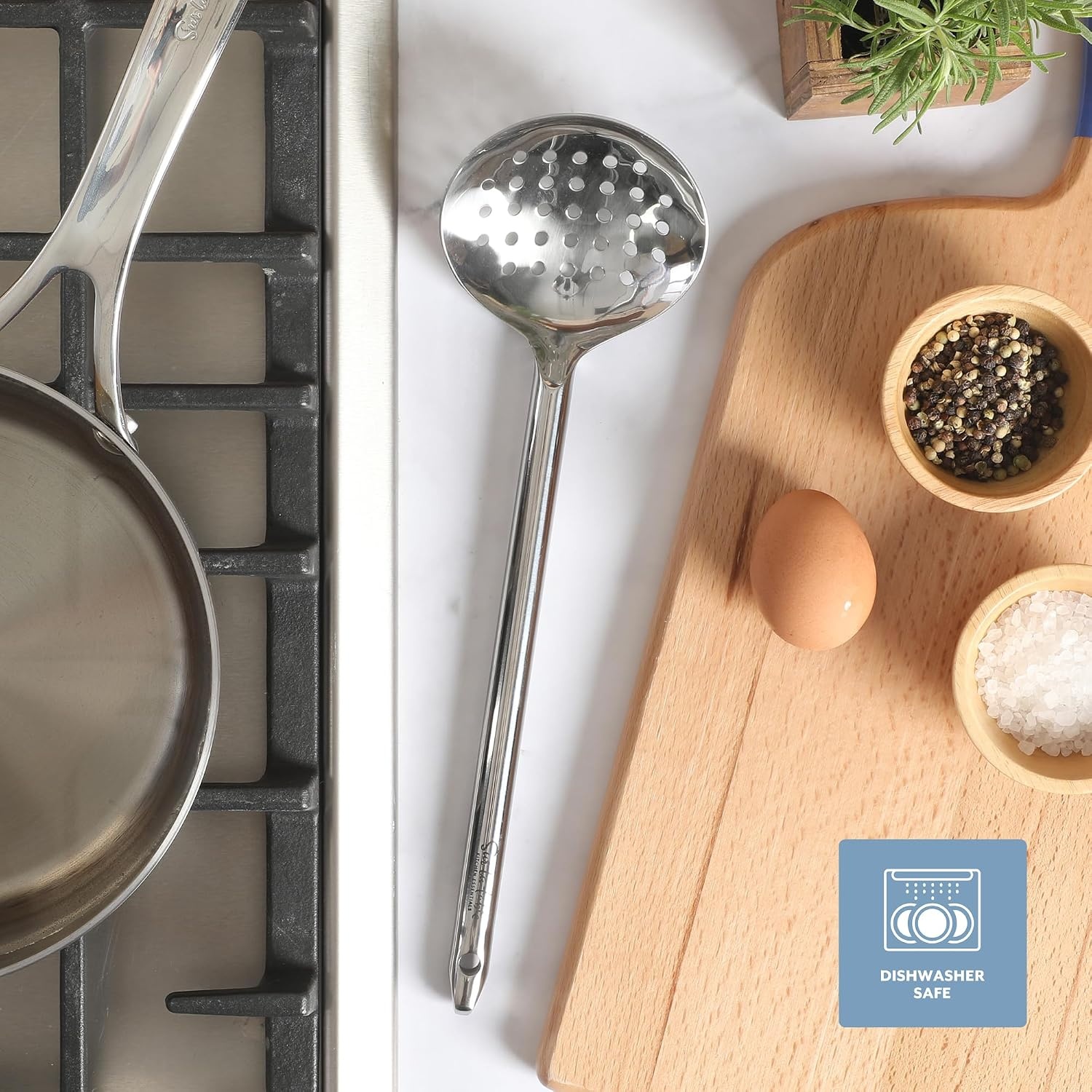 image:imageSur La Table Kitchen Essential Steelhaus 85 Inch Stainless Steel Kitchen TongsSteelhaus Stainless Steel