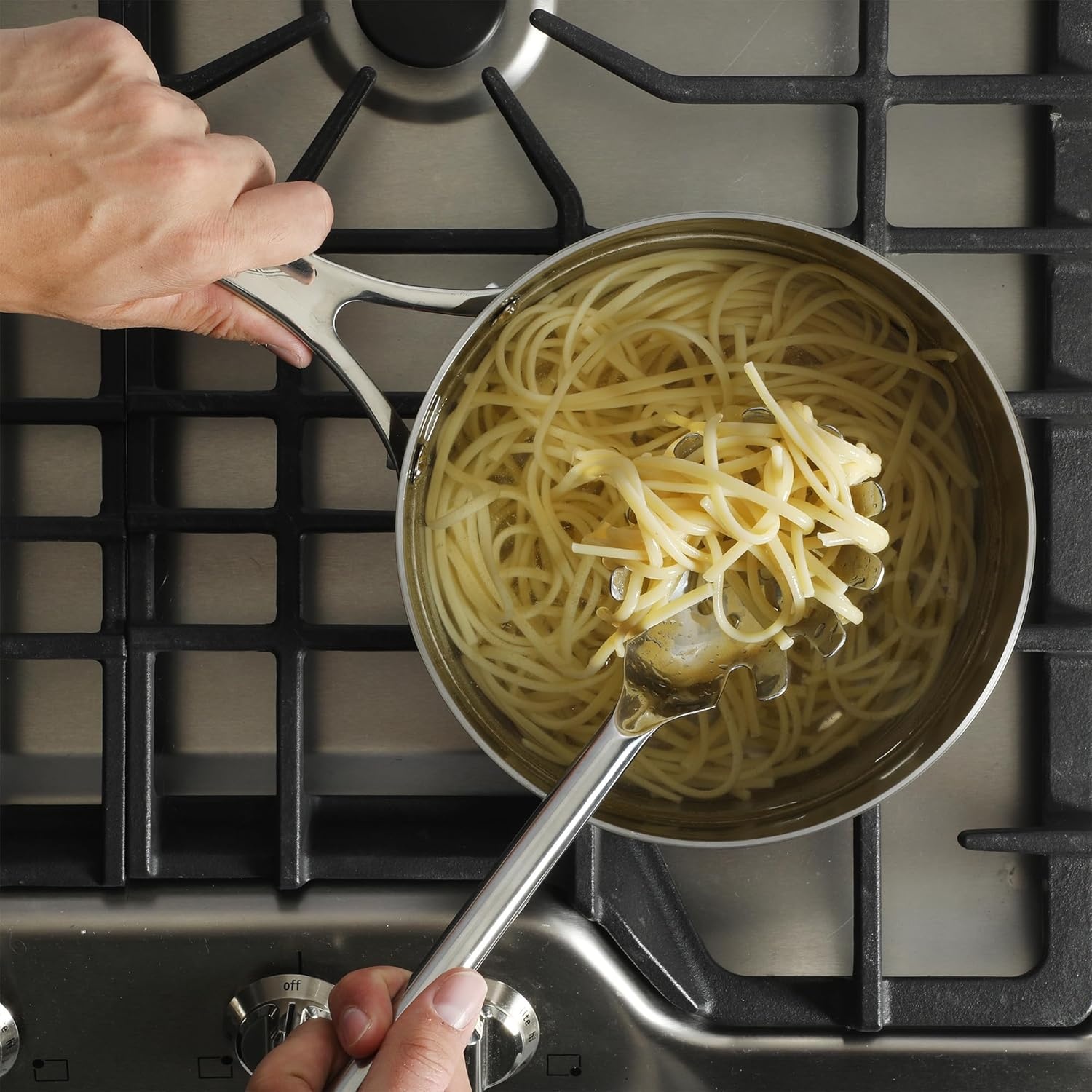 image:imageSur La Table Kitchen Essential Steelhaus 85 Inch Stainless Steel Kitchen TongsSteelhaus Stainless Steel