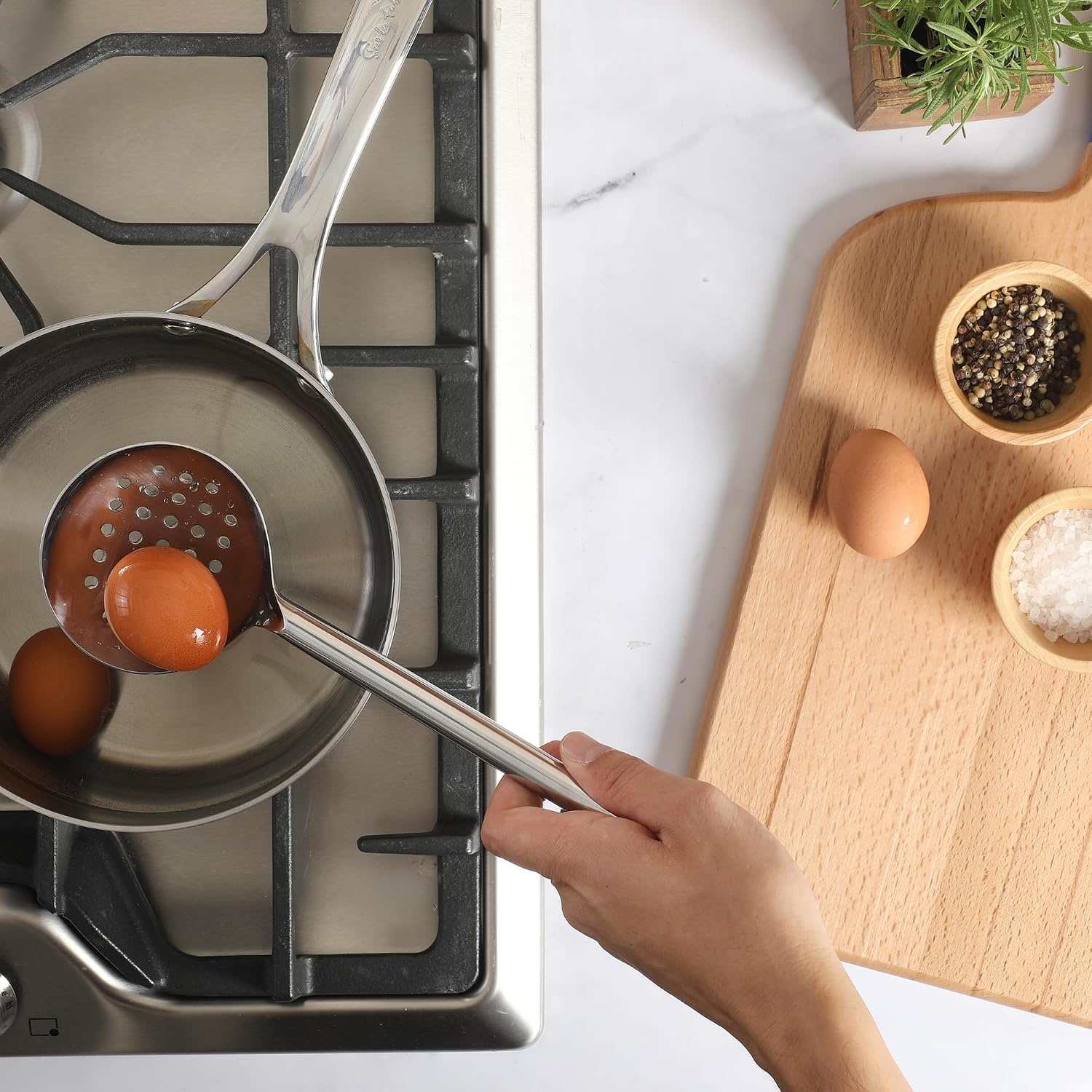image:imageSur La Table Kitchen Essential Steelhaus 85 Inch Stainless Steel Kitchen TongsSteelhaus Stainless Steel