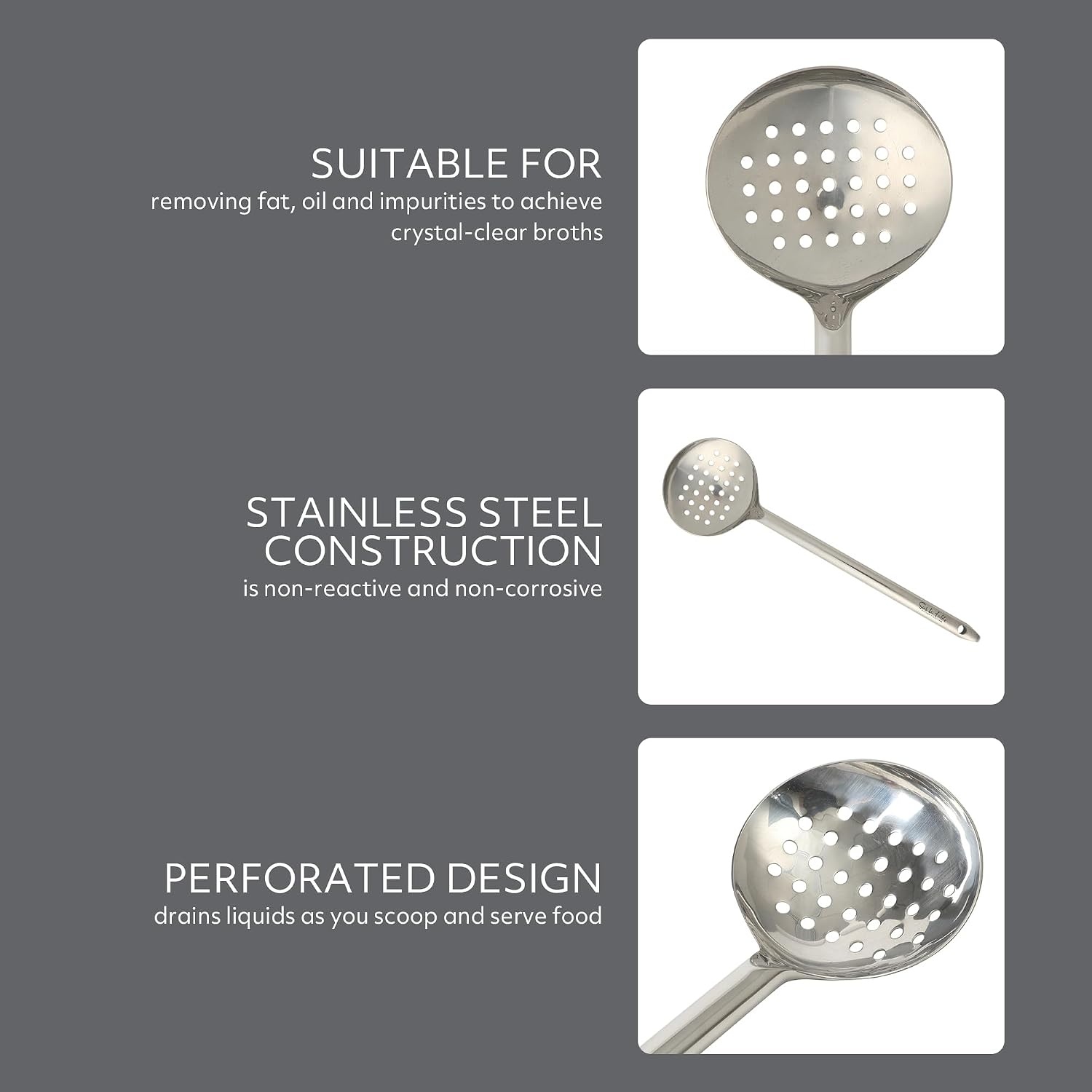 image:imageSur La Table Kitchen Essential Steelhaus 85 Inch Stainless Steel Kitchen TongsSteelhaus Stainless Steel