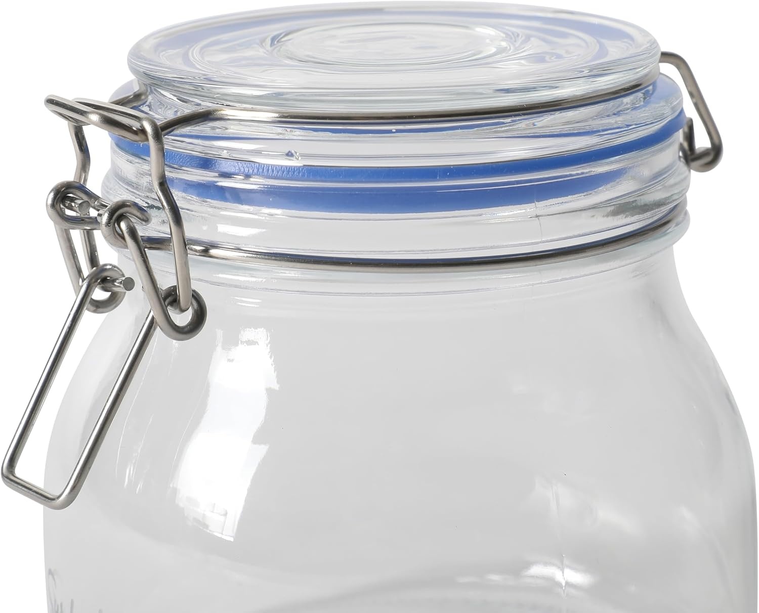image:imageSur La Table Kitchen Essentials Rue Lumiere 4Piece Handmade Glass Canister Set with Airtight Cork Lids Clear 57 oz 45 oz 34 oz amp 25 oz Food Storage Jars Dishwasher Safe Pantry OrganizationSet of 4 71 oz 54 oz 37 oz 225 oz