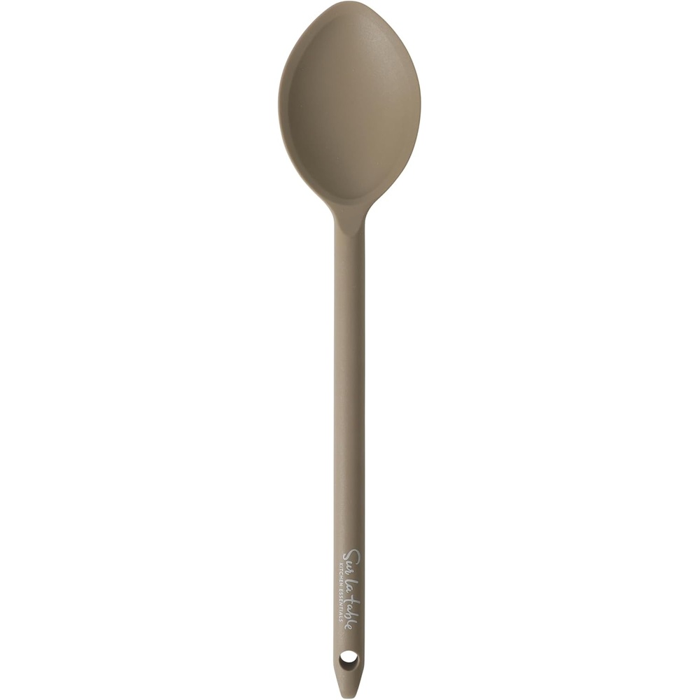 image:imageSur La Table Kitchen Essential Mealcraft Silicone Spatula Juniper GreenTaupe Silicone