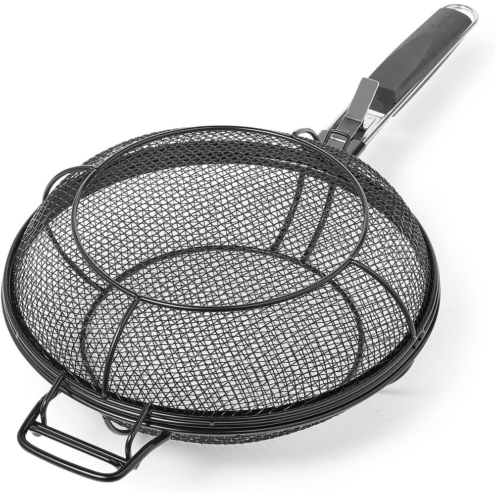 image:imageSur La Table Nonstick 3in1 Mesh Pan with Removable Handle Black