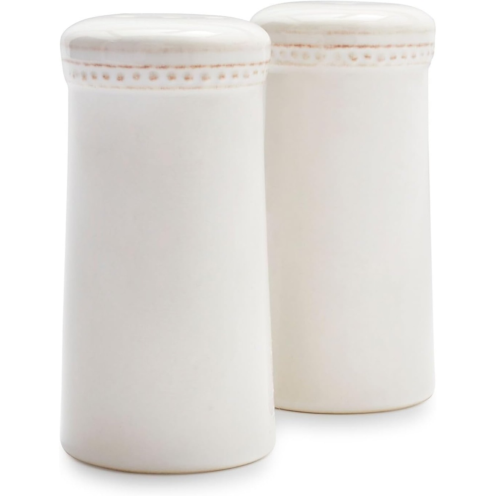 image:imageSur La Table Pearl Stoneware Shaker Set White