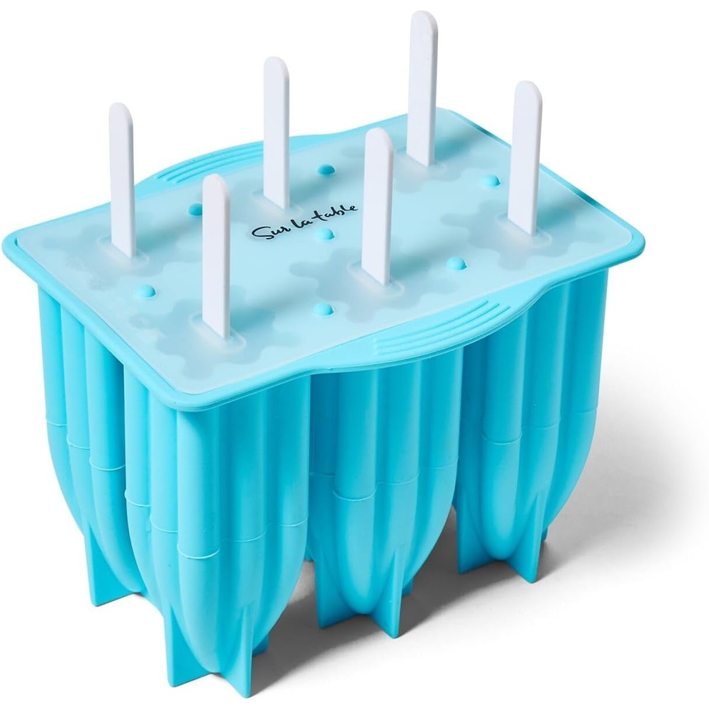 image:imageSur La Table Rocket Pop Molds Set of 6 Classic Rocket Shape Frozen Treat Press for Homemade Popsicles and Ice Pops Set of 6