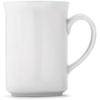 Sur La Table Bistro Mugs, Set of 4, White, Set of 4 Classic White Porcelain Mugs for Everyday Coffee and Tea Service, Set of 4