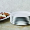 Sur La Table Bistro Round Dinner Plates, White