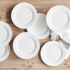 Sur La Table Bistro Round Dinner Plates, White