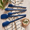 Sur La Table Flex-Core Silicone Spatula, Butter(Navy)