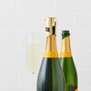 Sur La Table Gold Champagne Stopper, Hinged Lever Stopper in Polished Gold Finish to Preserve Champagne Fizz