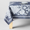 Sur La Table Jacquard Floral Tablecloth, Indigo, Blue(Blue)