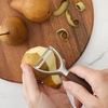 Sur La Table Kitchen Essential Stainless Steel Vegetable Y Peeler W/Walnut Wood Handle