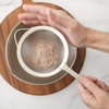 Sur La Table Kitchen Essential Stainless Steel W/Walnut Handle 5.5 Inch Mesh Strainer and Sifter