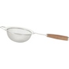 Sur La Table Kitchen Essential Stainless Steel W/Walnut Handle 5.5 Inch Mesh Strainer and Sifter