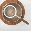 Sur La Table Kitchen Essential Stainless Steel W/Walnut Handle 5.5 Inch Mesh Strainer and Sifter