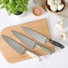 Sur La Table Kitchen Essential Tasting Kitchen German Steel Chef’s Knife, 8-Inch Stainless Steel Blade – Professional Kitchen Knife with Black Handle and Forged Full Tang(Black)