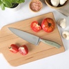 Sur La Table Kitchen Essential Tasting Kitchen German Steel Chef’s Knife, 8-Inch Stainless Steel Blade – Professional Kitchen Knife with Black Handle and Forged Full Tang(Juniper Green)