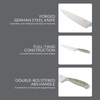 Sur La Table Kitchen Essential Tasting Kitchen German Steel Chef’s Knife, 8-Inch Stainless Steel Blade – Professional Kitchen Knife with Black Handle and Forged Full Tang(Juniper Green)