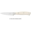 Sur La Table Kitchen Essential Tasting Kitchen German Steel Paring Knife, 3.5-Inch Stainless Steel Blade – Professional Kitchen Knife with White Handle and Forged Full Tang