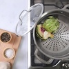 Sur La Table Kitchen Essentials Chef’s Deck 8-Inch Stainless Steel Frying Pan – Induction Ready Skillet with Tri-Ply Base, Polished Finish & Hollow Stay-Cool Handle(Stainless Steel)