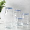 Sur La Table Kitchen Essentials Rue Lumiere 4-Piece Handmade Glass Canister Set with Airtight Cork Lids, Clear – 57 oz, 45 oz, 34 oz & 25 oz, Food Storage Jars, Dishwasher Safe, Pantry Organization(Set of 4 (71 oz  54 oz  37 oz & 22.5 oz))