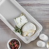 Sur La Table Pearl Stoneware Rectangular Tray, White