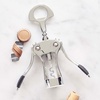 Sur La Table Winged Corkscrew, Double-Lever Wing Corkscrew for Effortless Cork Removal from Any Bottle
