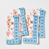 Sur La Table Colorful Posy Napkins, Set of 4, Blue