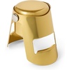 Sur La Table Gold Champagne Stopper, Hinged Lever Stopper in Polished Gold Finish to Preserve Champagne Fizz