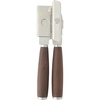 Sur La Table Kitchen Essential Stainless Steel W/Walnut Handle Heavy Duty Can Opener and Bottle Opener