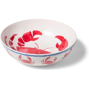 Sur La Table Crab Melamine Serve Bowl, Red