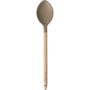 Sur La Table Kitchen Essential Mealcraft Silicone Spatula – Juniper Green(Taupe (Silicone/Beechwood))
