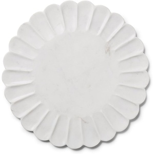 Sur La Table Round White Marble Platter