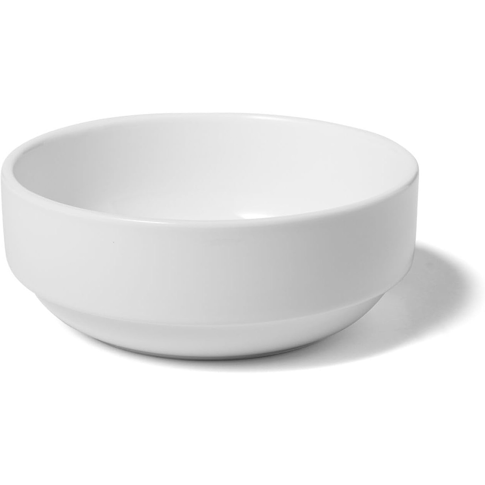 image:imageSur La Table White Stacking Bowls Set of Nesting Vessels in Graduating Sizes for Prep Serving and Storage