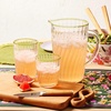 Sur La Table Orchid Optic Swirl Melamine Pitcher, Clear