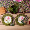 Sur La Table Orchid Solid Green Melamine Dinner Plate