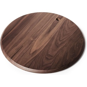 Sur La Table Black Walnut Round Cheese Board, Brown