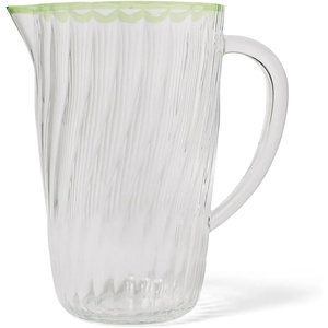 Sur La Table Orchid Optic Swirl Melamine Pitcher, Clear