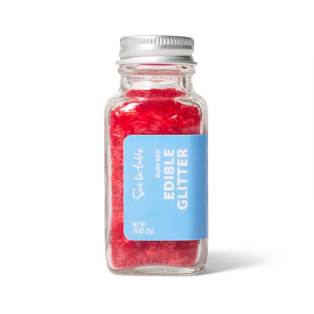 image:imageSur La Table Edible Glitter Metallic GoldRuby Red