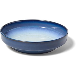 Sur la table Lucent Reactive Glaze Pasta Bowl, Navy
