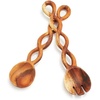 Sur La Table Acacia Twist Servers, Set of 2, Tan