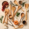 Sur La Table Angled Edge Olivewood Spoon, Tan