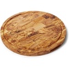 Sur La Table Italian Olivewood Endgrain Round Cheese Board, Tan