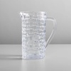 Sur La Table Basketweave Pitcher, Clear
