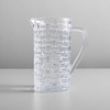 Sur La Table Basketweave Pitcher, Clear