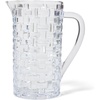 Sur La Table Basketweave Pitcher, Clear