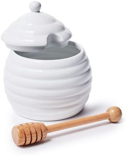 image:imageSur La Table Porcelain Honey Pot White